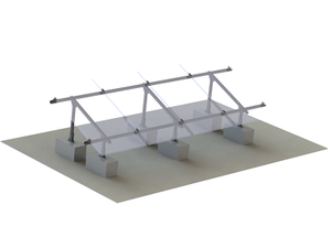 نظام تركيب الطاقة الشمسية ذو السقف المسطح