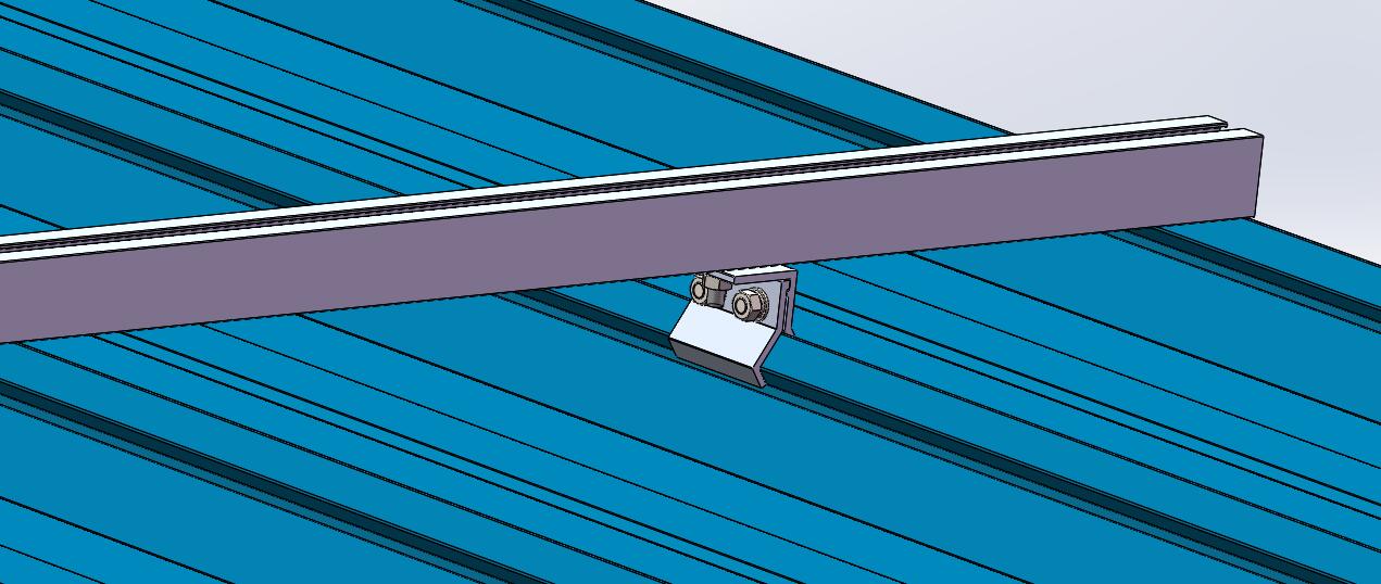 سقف معدني لوحة للطاقة الشمسية تركيب هيكل سبائك الألومنيوم الشخصي
