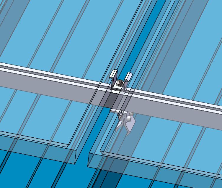 سقف معدني لوحة للطاقة الشمسية تركيب هيكل سبائك الألومنيوم الشخصي