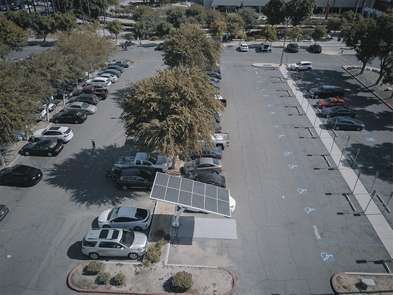 نظام الطاقة الشمسية الكهروضوئية لهيكل تركيب مرآب الطاقة الشمسية