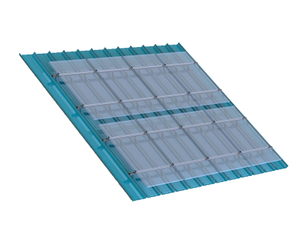 سقف معدني لوحة للطاقة الشمسية تركيب هيكل سبائك الألومنيوم الشخصي