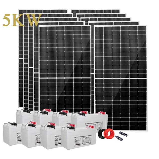 5kw نظام الطاقة الشمسية للمنزل